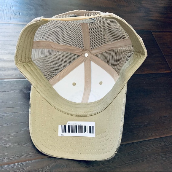 NWT Men's FLW Bass Fishing American Hero Digital Camo Print Baseball Trucker Hat - Picture 5 of 5